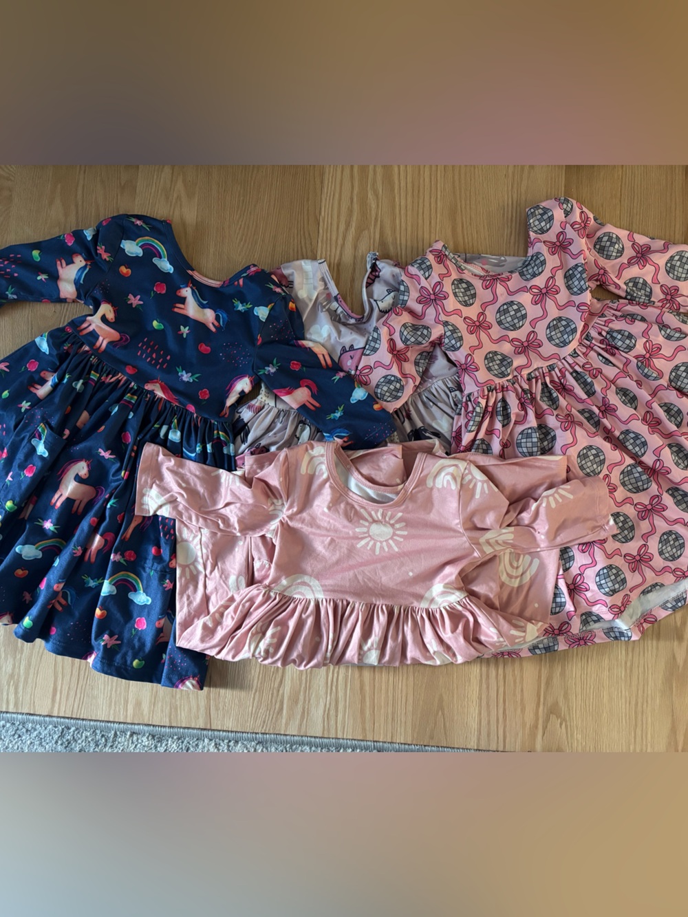 Girls' Mila & Rose Casual Ruffle Dresses